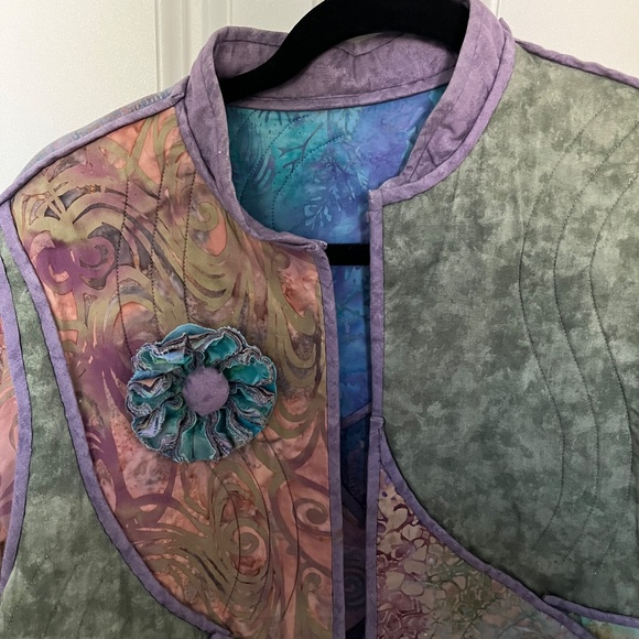 Handmade Reversible Quilt Jacket - Picture 3 of 10